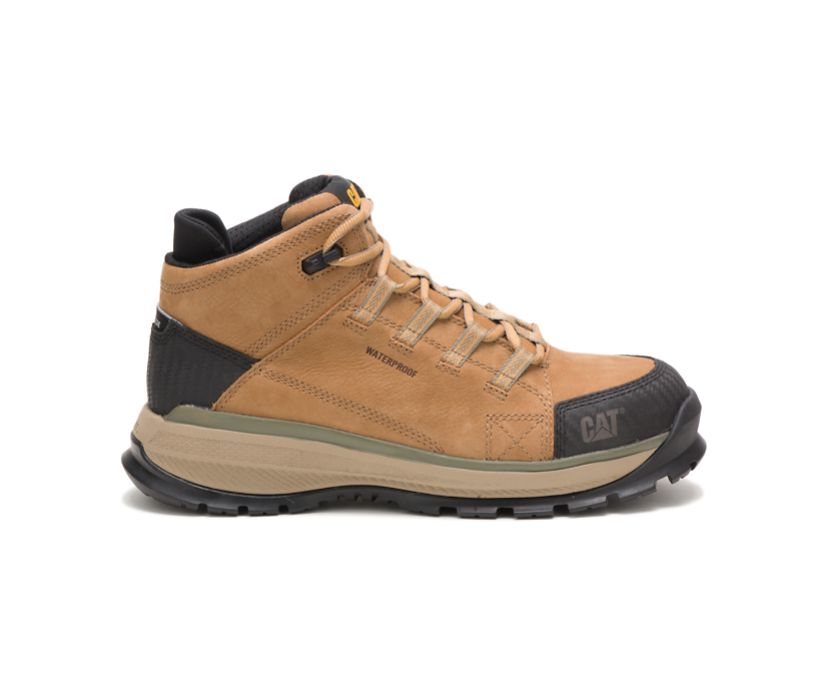 Caterpillar Utilize Waterproof Alloy Toe - Sicherheitsstiefel Herren Braun - Schweiz HSKN-36297